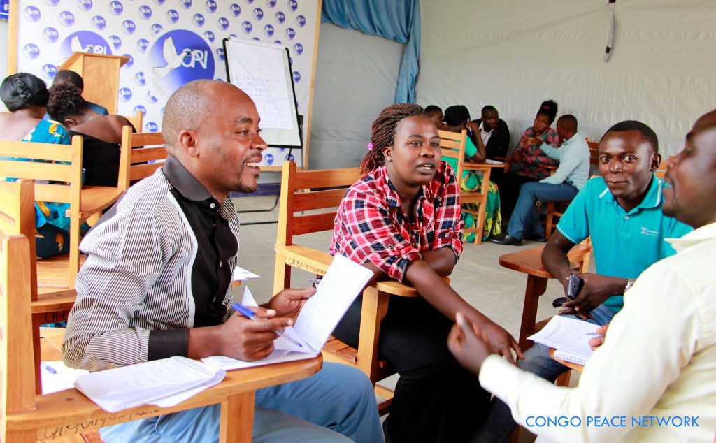 25 Jeunes communicateurs venus de différents territoires du Nord-Kivu sont formés en matière électorale par Congo Peace Network